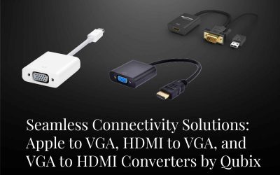 Seamless Connectivity Solutions: Apple to VGA, HDMI to VGA, and VGA to HDMI Converters by Qubix
